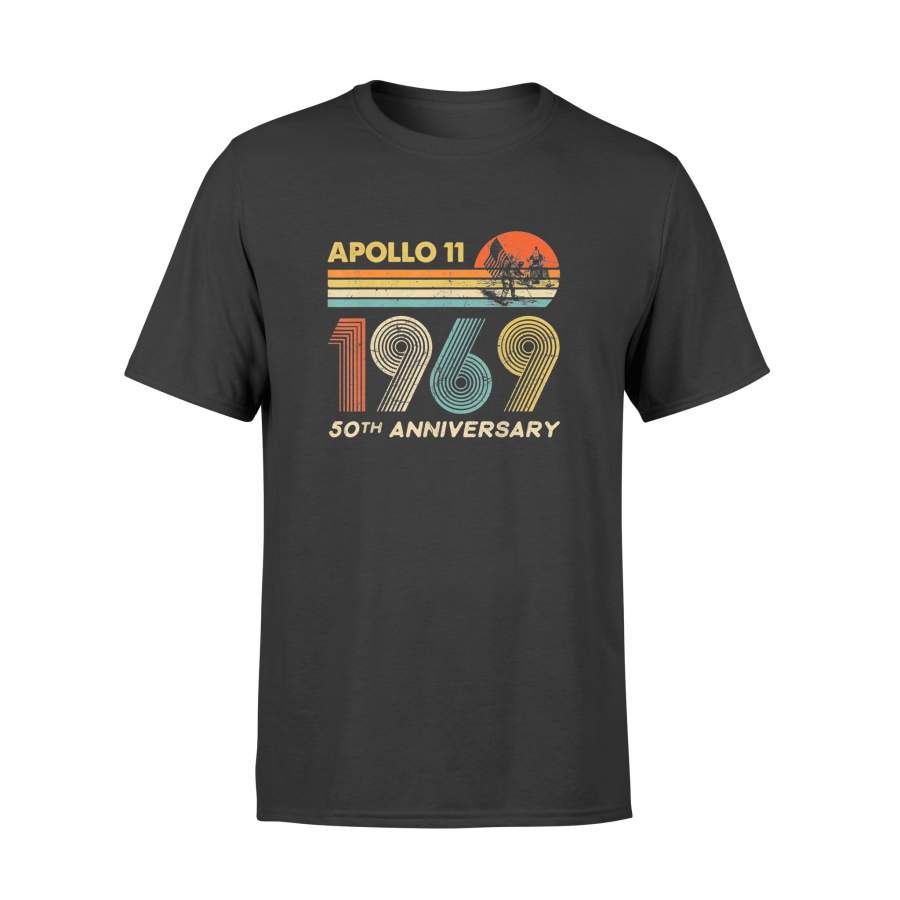 Apollo 11 50th Anniversary Moon Landing 1969 – 2019 Vintage T-Shirt – Standard T-shirt