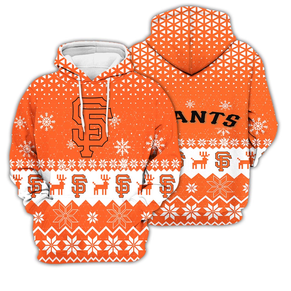 San Francisco Giants Sports Football American Ugly Christmas Sweater New Trends For Fans Club Gifts Unisex 3D Hoodie