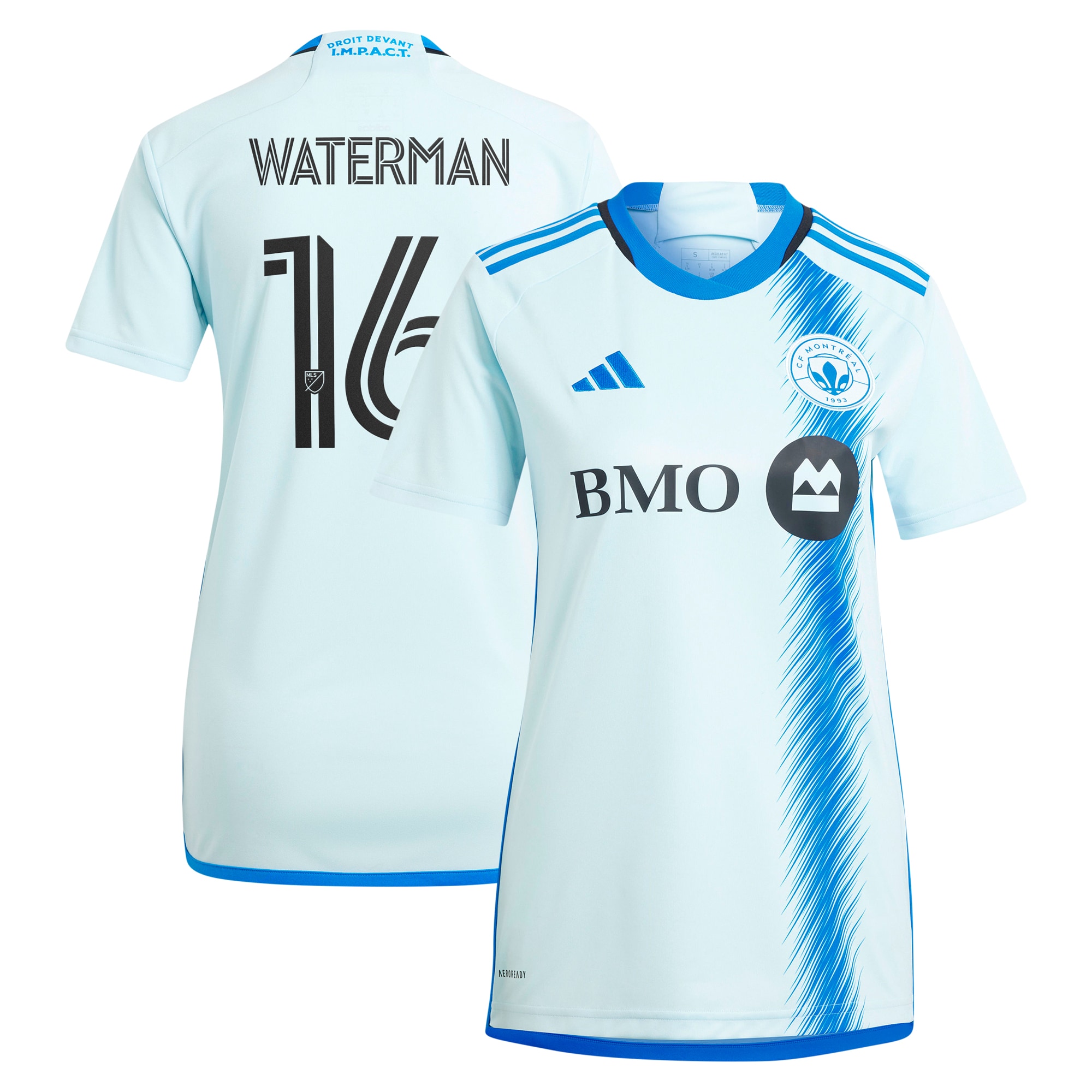 Joel Waterman CF Montreal Women's 2024 La Main Replica Player Jersey  Light Blue