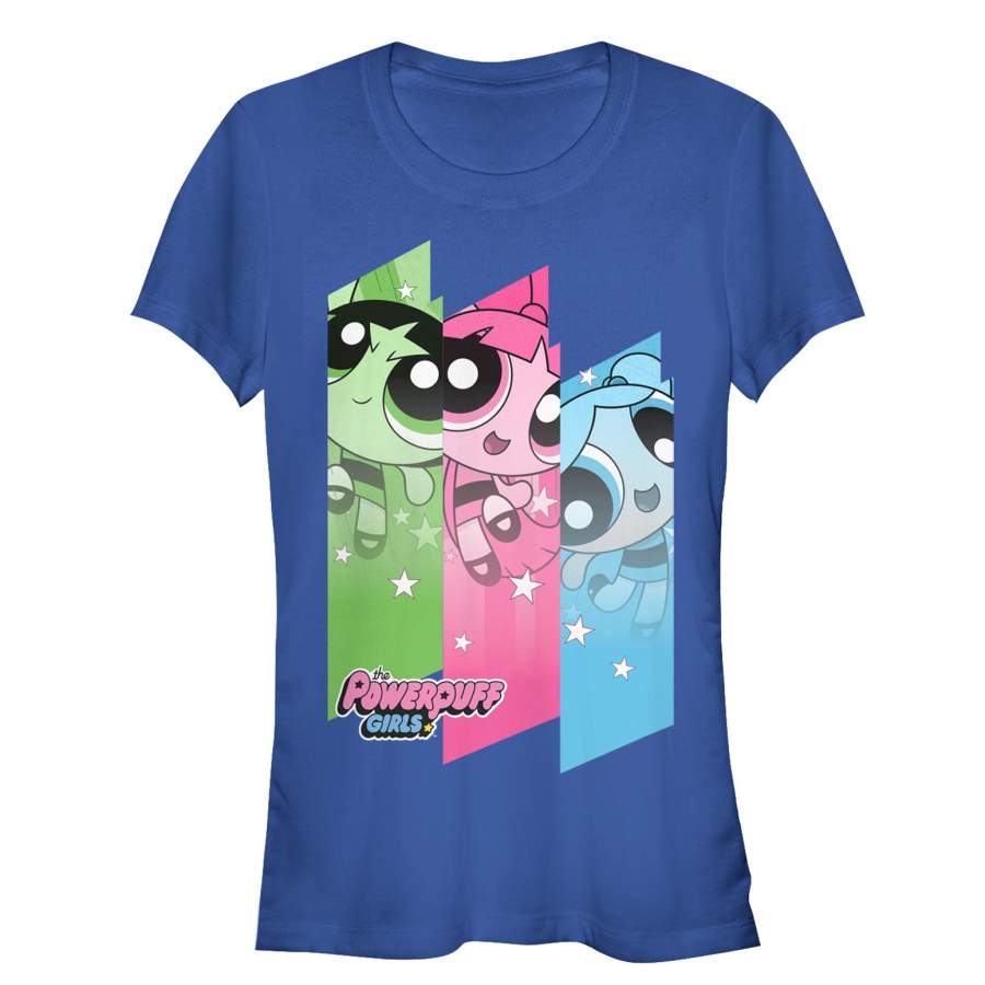 The Powerpuff Girls Junior’s Rainbow Trio T-Shirt