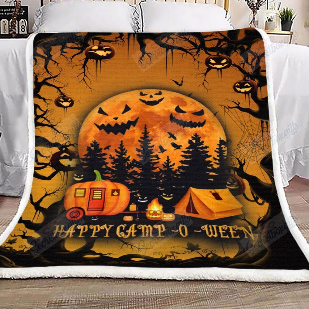 Happy Camp Halloween Gs-Dd1208Nd Fleece Blanket