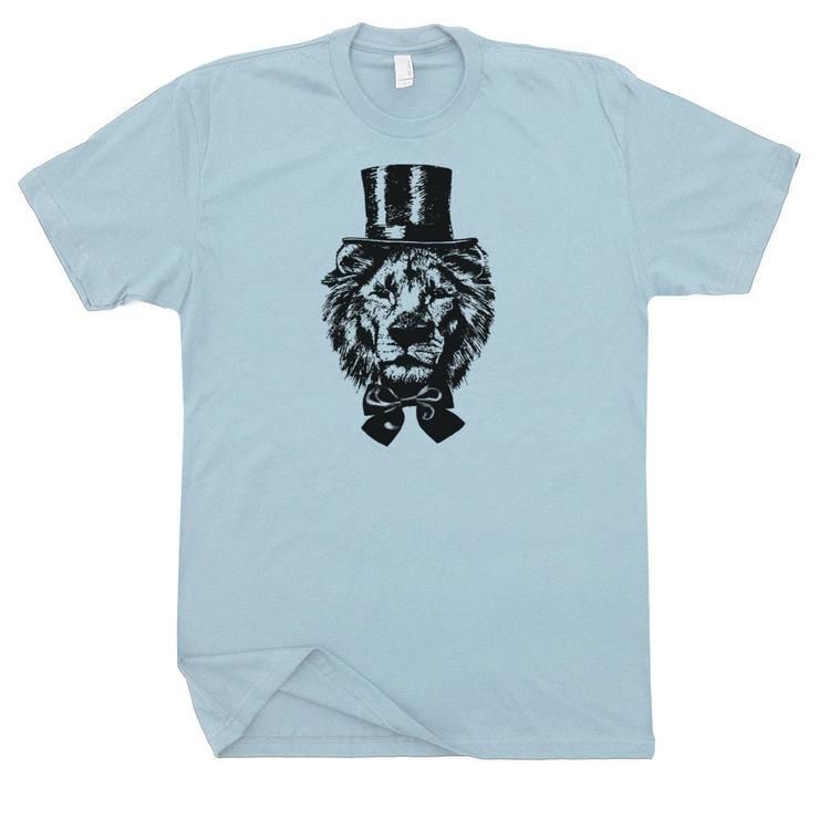 Lion Shirt Vintage Lion Shirt Retro Circus Shirt Funny Cute Animal Shirt Hipster Pun For 80S Graphic Tees Abe Lincoln Shirt