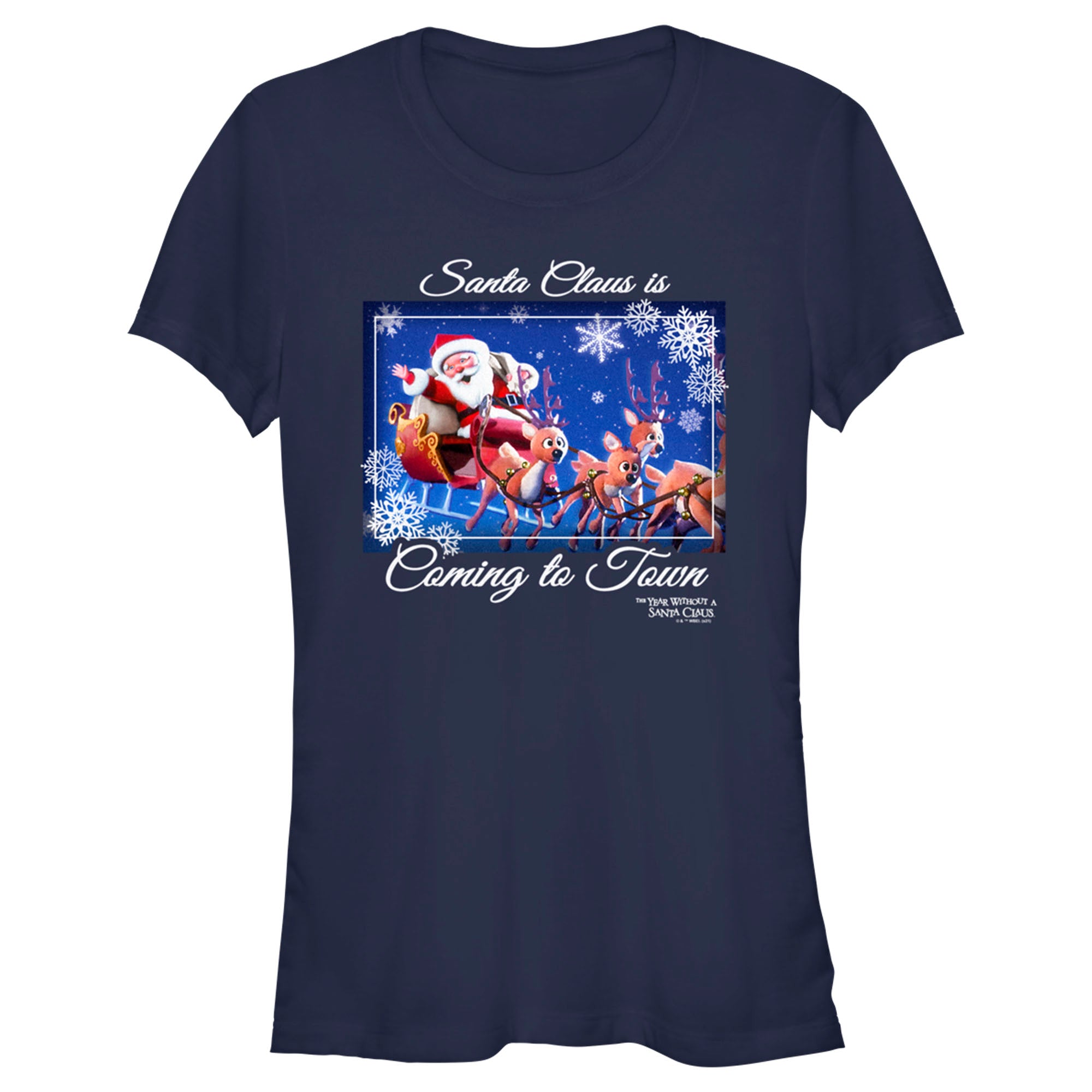 The Year Without A Santa Claus Junior’S Santa Claus Is Coming To Town  T-Shirt