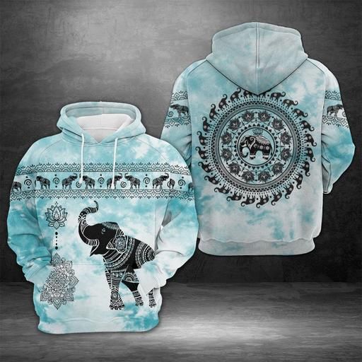 Hoodie Mother’s day Father’s day unique gift ideas for mom & dad from daughter & son kids, meaningful birthday presents – Mandala Elephant H1911 –  Best Personalized Gift