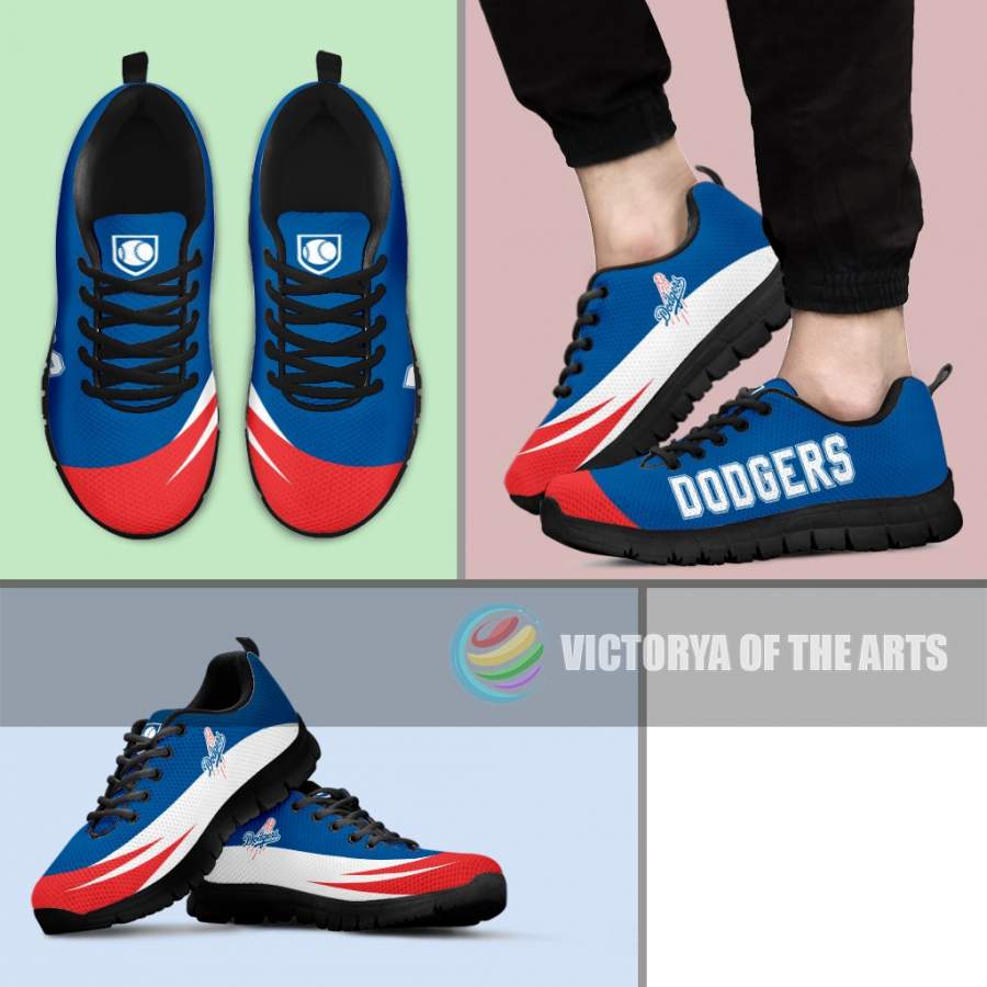 Awesome Gift Logo Los Angeles Dodgers Sneakers