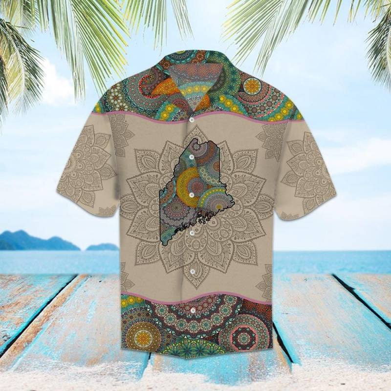 Artsyhomes Awesome Maine Mandala Hawaiian Ha5326