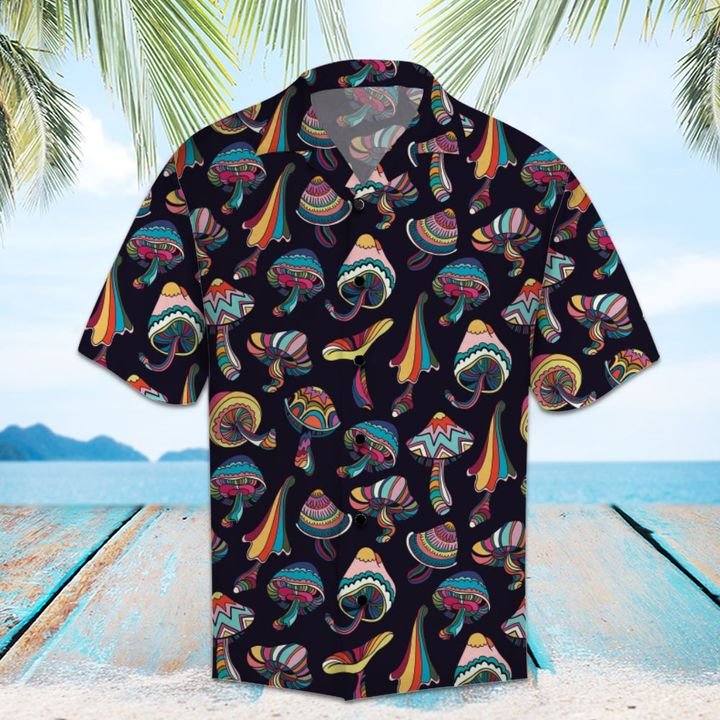 Amazing Mushroom Hawaiian Shirt Summer Button Up For Men, Women, Couple