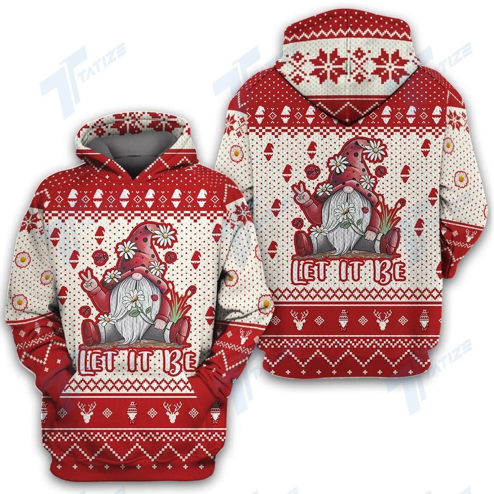 Ugly sweater gnome let it be Leggings Combo