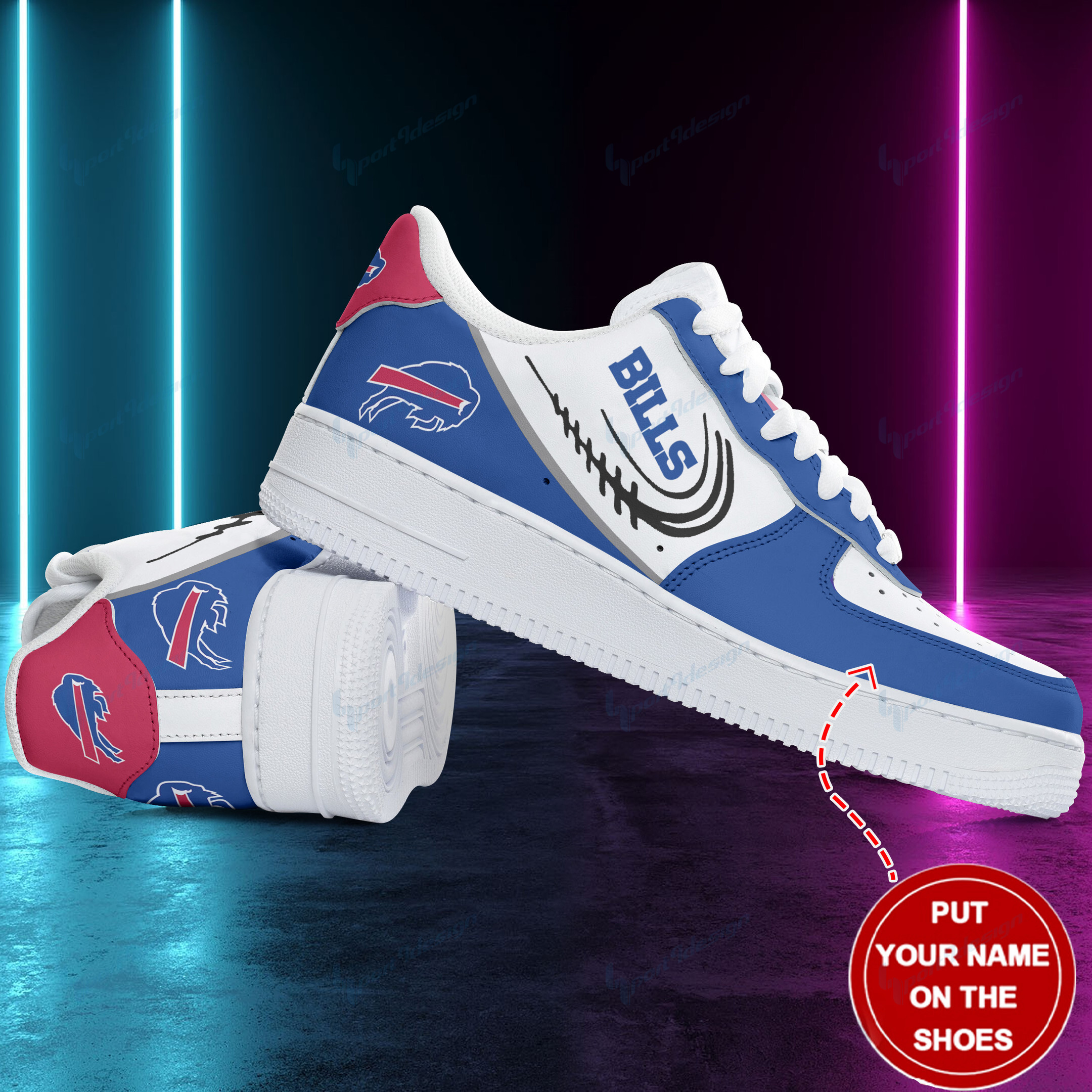 Buffalo Bills Af1 Shoes 347