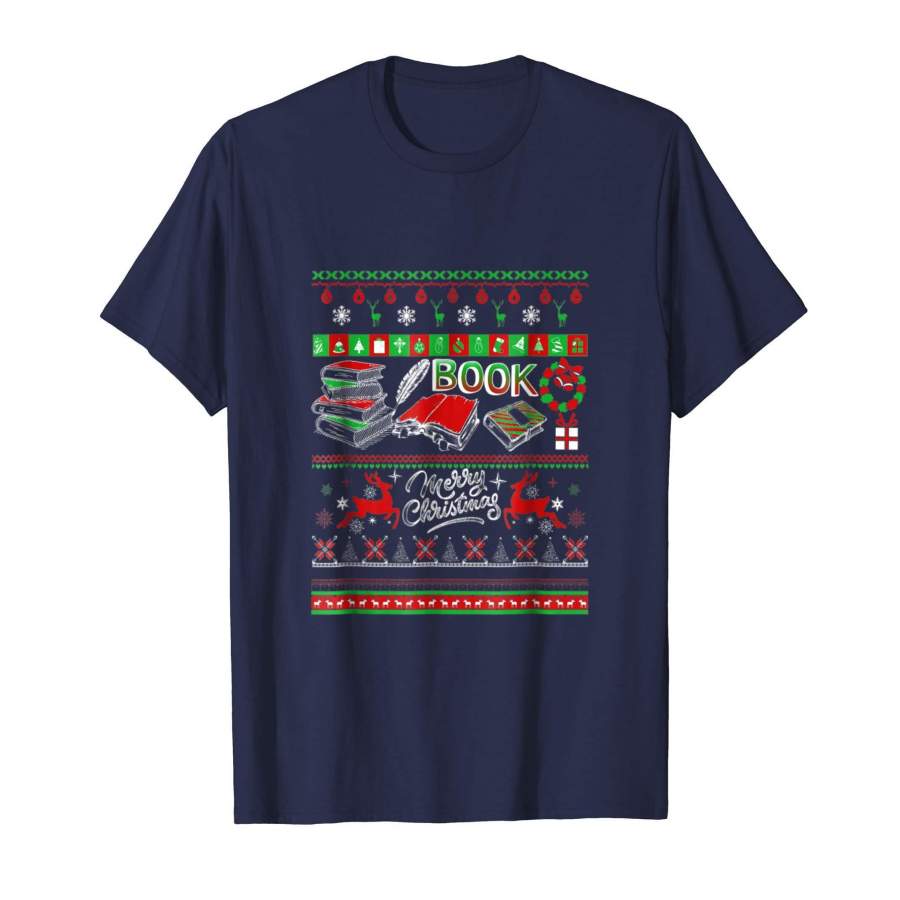 Book Ugly Christmas Shirt for Book Lovers