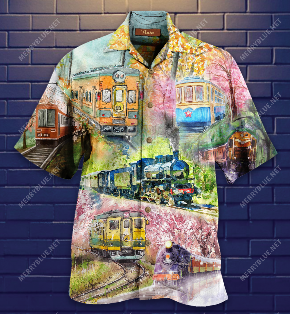 Take A Train In Spring Hawaii Shirt Ha103883