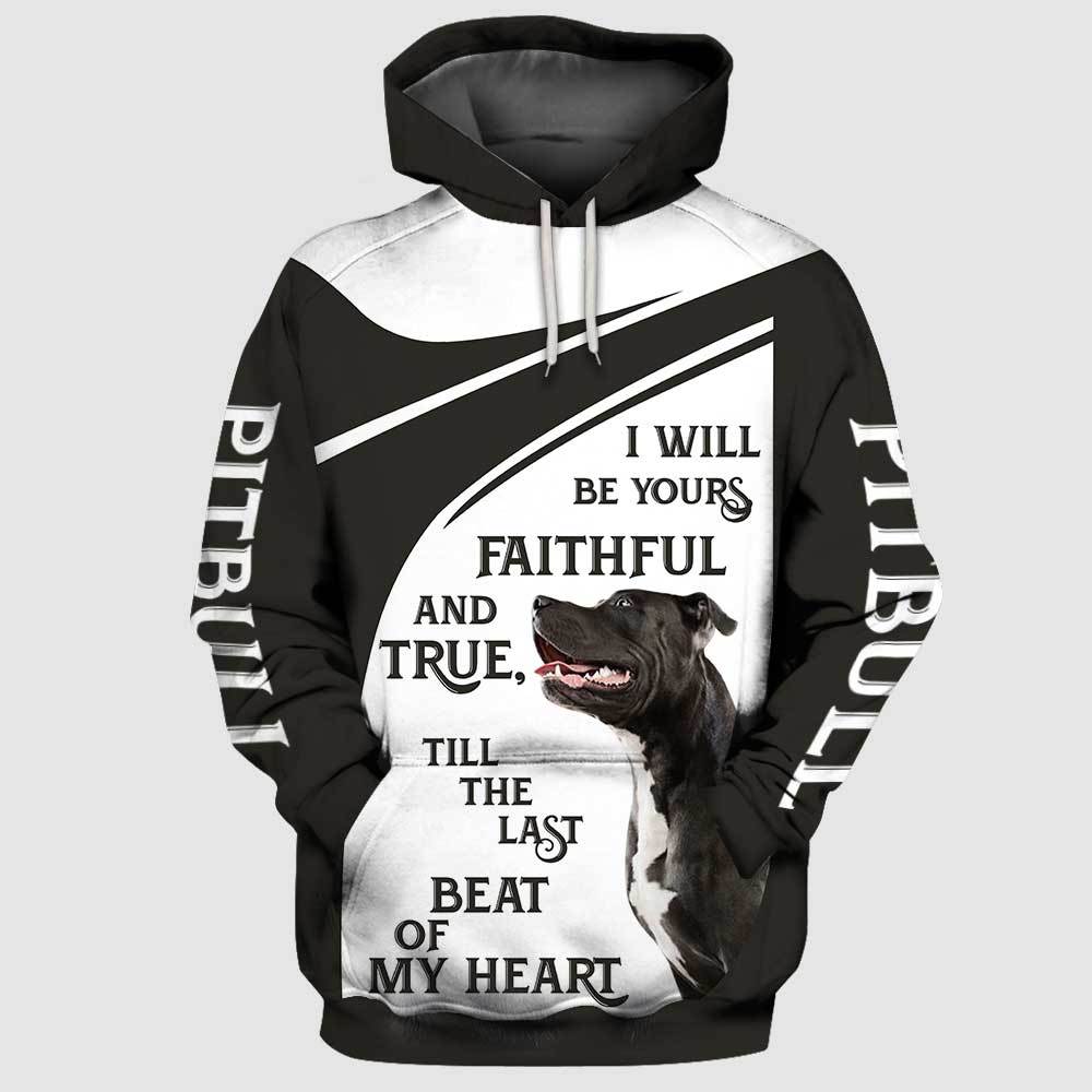 Pitbull Faithful And True 3D Full Printing