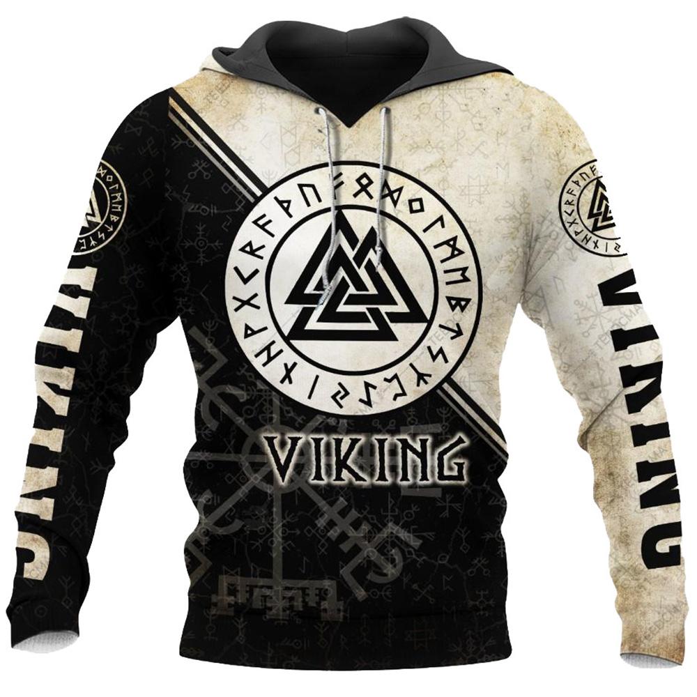 Valknut Runes Viking Owl Pattern 3D All Over Printed