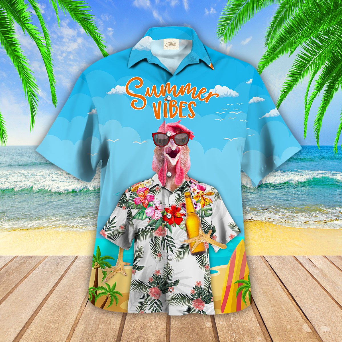 Chicken Summer Vibes Hawaii Shirt Ha92783