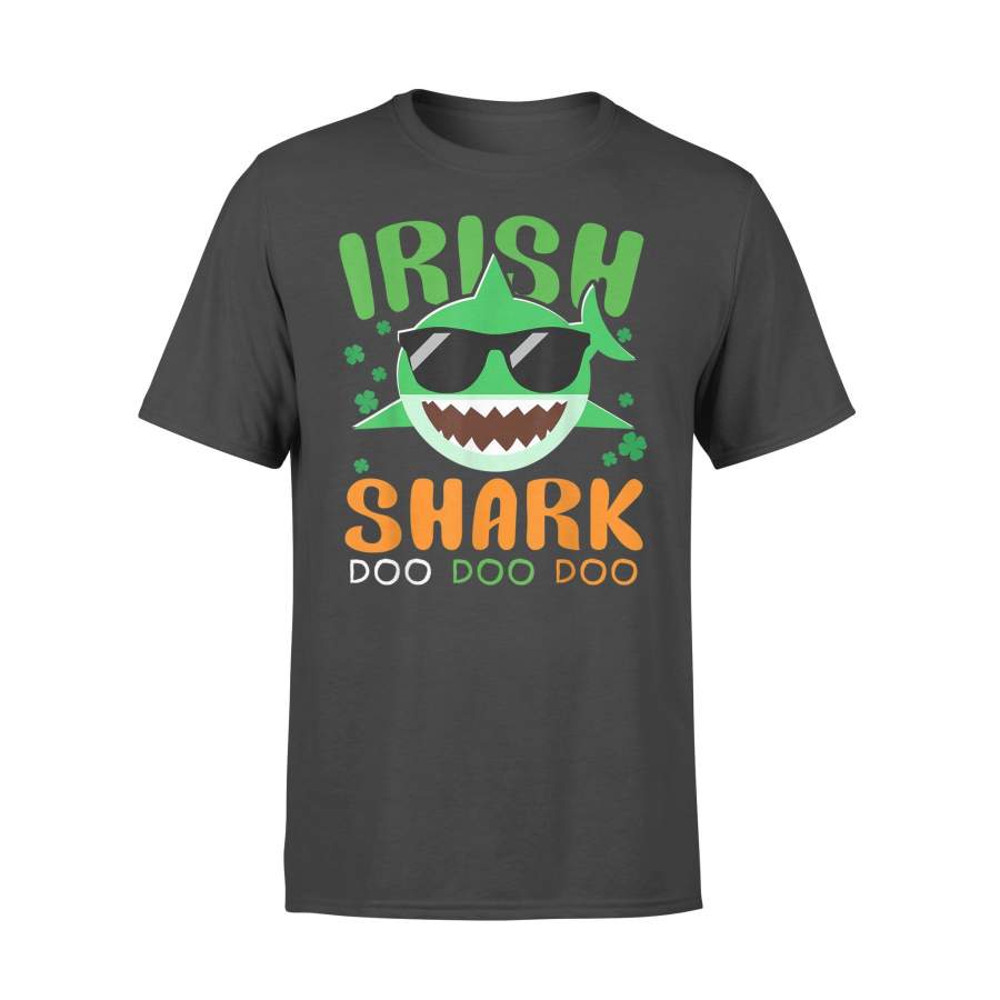 St Patricks Day Irish Shark Funny Gift For Men Women Kids T-Shirt – Standard T-shirt