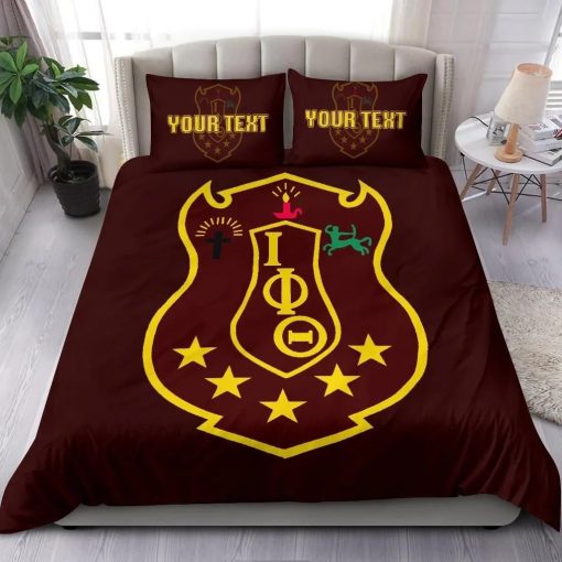 Black Greek – Iota Phi Theta Official Shield Personalized 3D Bedding Set