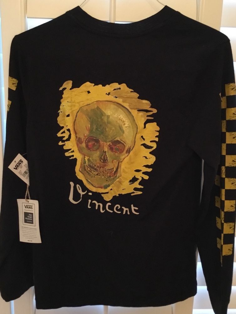 Ebay Link Vans Vincent Van Gogh Skull Tee New In Hand Shirt