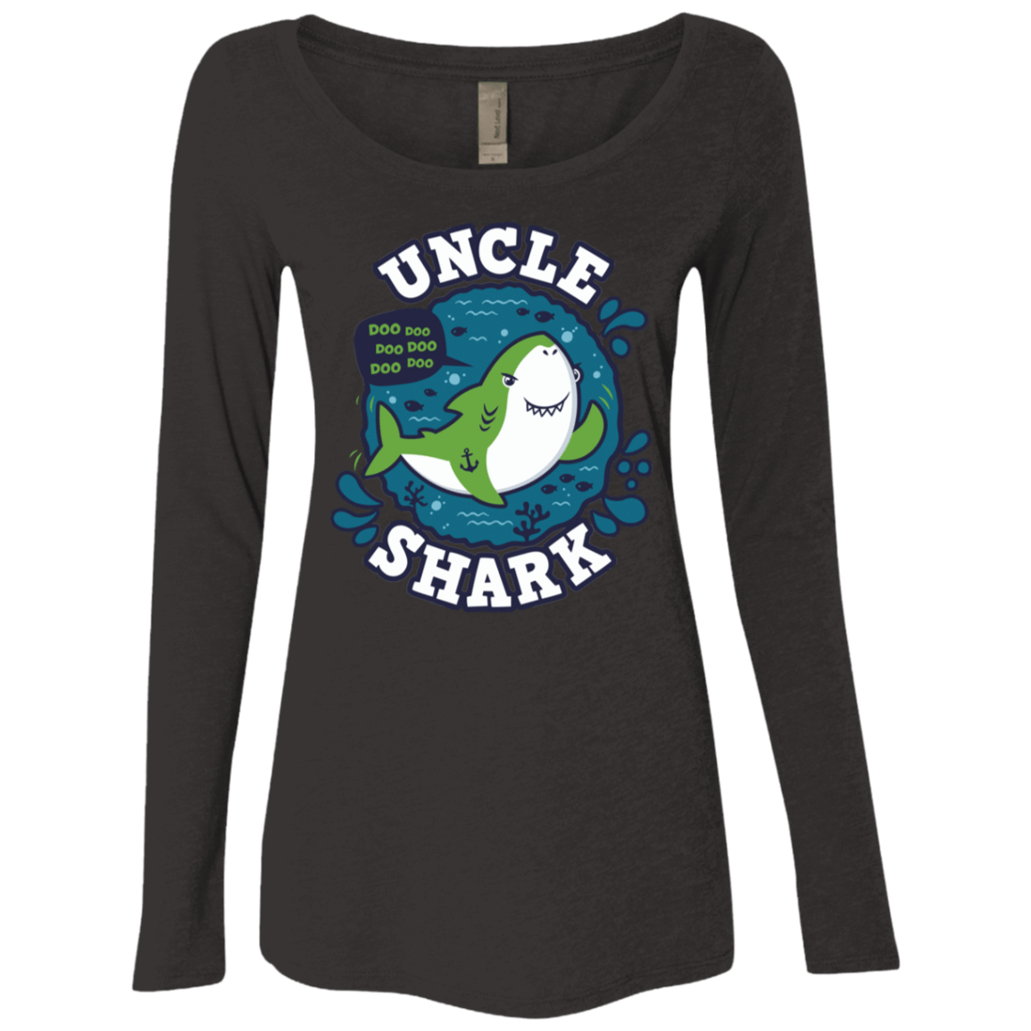 Shark Family Trazo – Uncle Women’S Triblend Long Sleeve Shirt