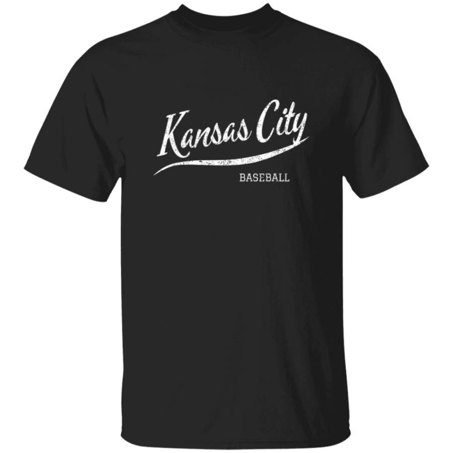 Kansas City Distressed Pro Baseball Team Championship Fan TShirt