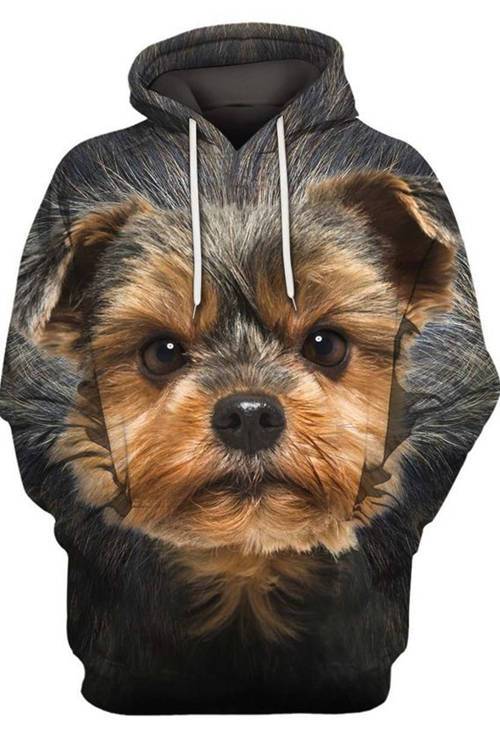 [CITYBARKS] [Hoodie] Animals Dogs Yorkshire Terrier