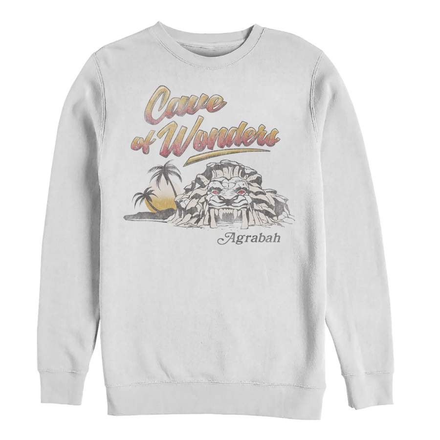 Aladdin Men’s Cave of Wonder Postcard Sweatshirt