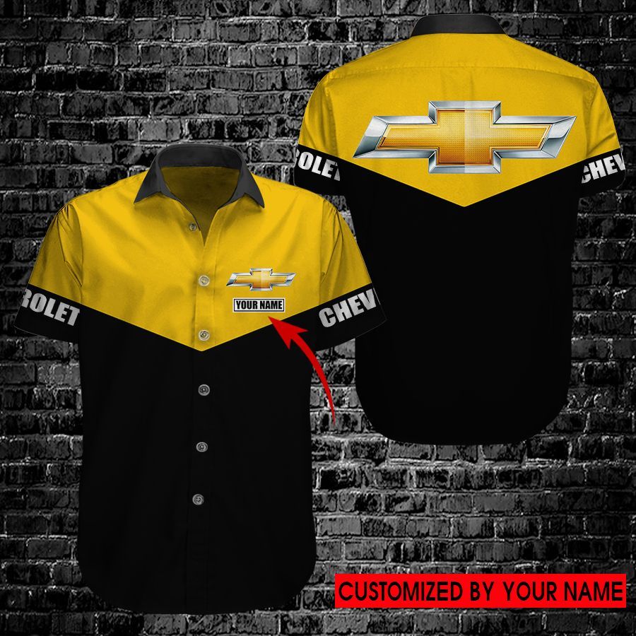 Chevrolet Custom Name Button Shirt LLH140720SAL440