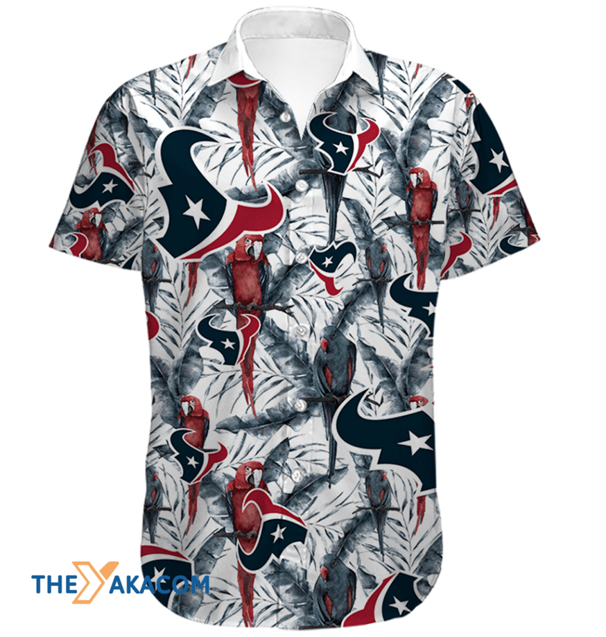 Houston Texans Nfl Team Gift For Fan Tropical Short Sleeve Hawaii Shirt Ha67996