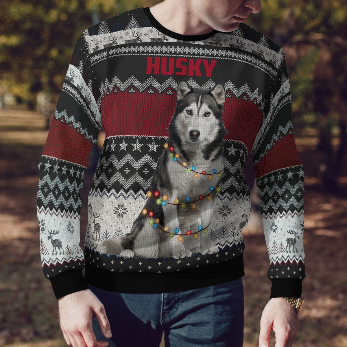 Vid Husky Merry Christmas 3D Printed Sweater Vnj