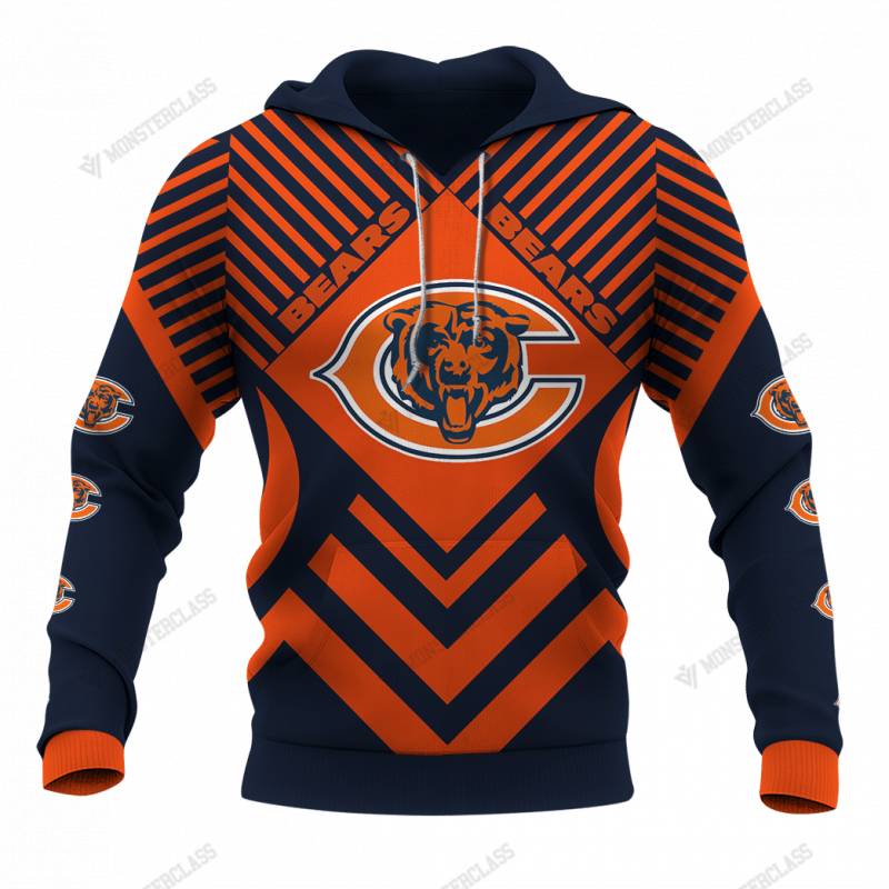 Chicago Bears – CUSTOMIZE NAME AND NUMBER – HOT SALE 3D PRINTED