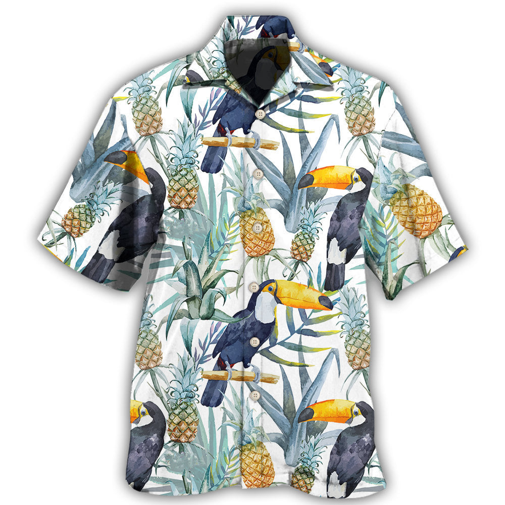 Tropical Bird Basic Background Hawaii Shirt Ha38605