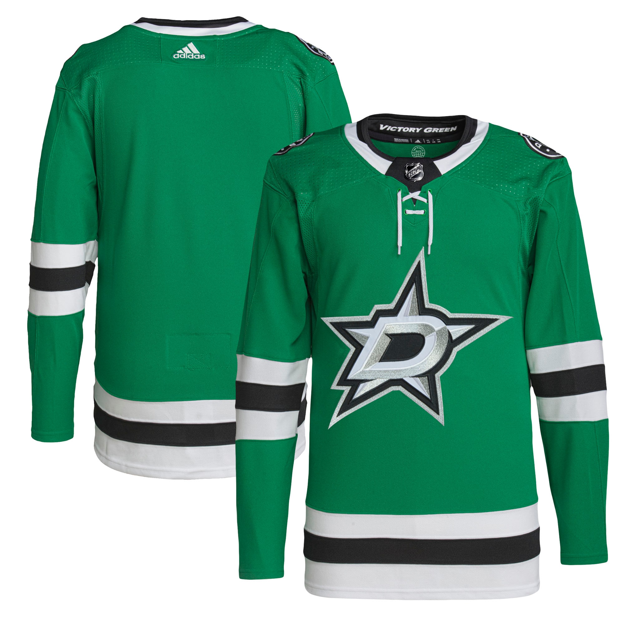 Men's Dallas Stars adidas Green Home Primegreen Authentic Pro Jersey