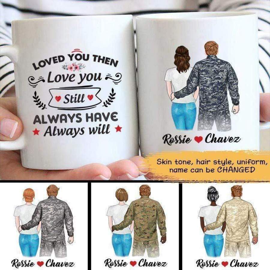 Army – Couple Personalized Mug