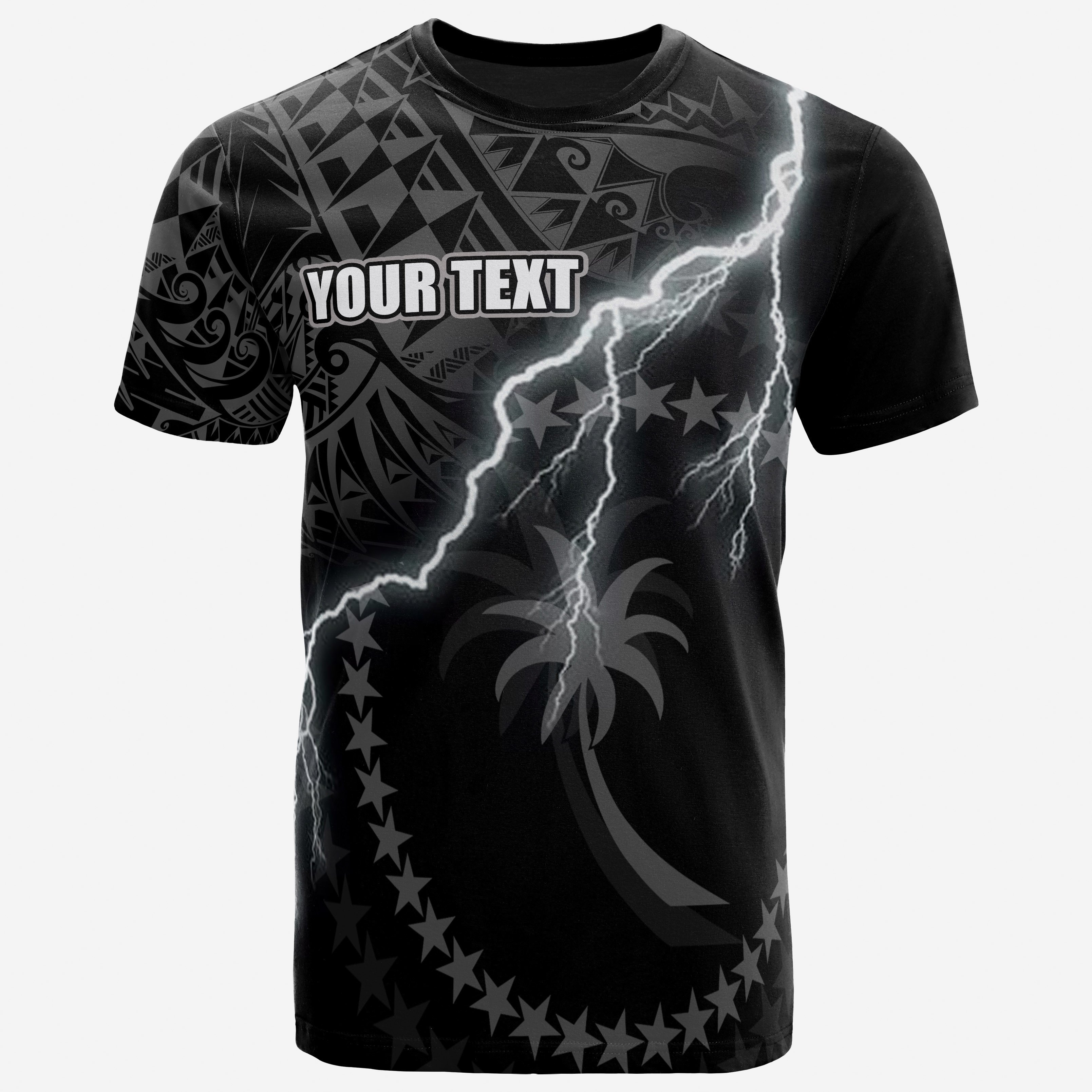 Chuuk Custom Personalised T-Shirt – Chuuk Flag Lighting Thunder – BN39