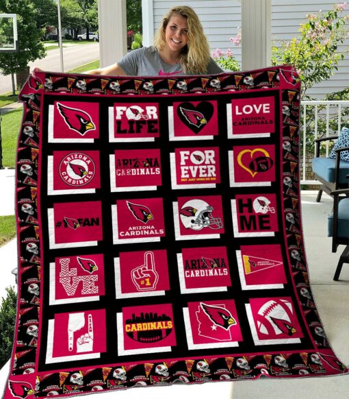 Arizona Cardinals Blanket Quilt B93