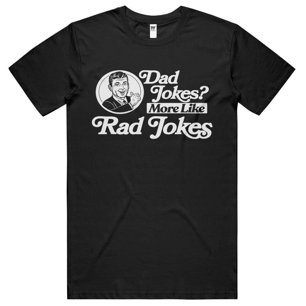 Dad Jokes More Like Rad Jokes! Funny Retro Father’S Day Gift T Shirts