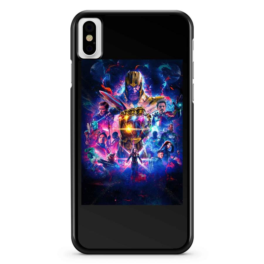 Avenger Endgame Movie Poster Thanos iPhone X / XS / XR / XS Max Case