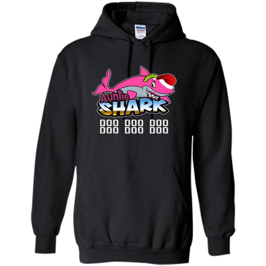 Auntie Shark Doo Doo Doo 1 – Gildan Heavy Blend Hoodie