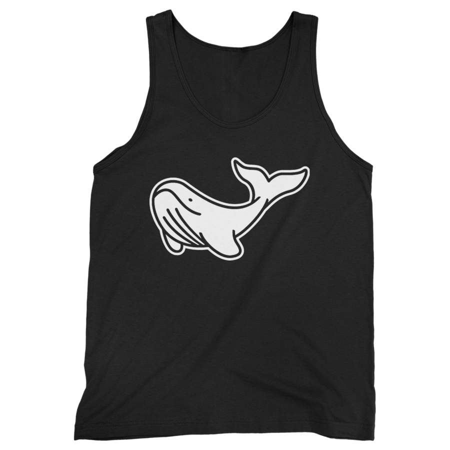 Whale Cute Fish Animal Man’s Tank Top