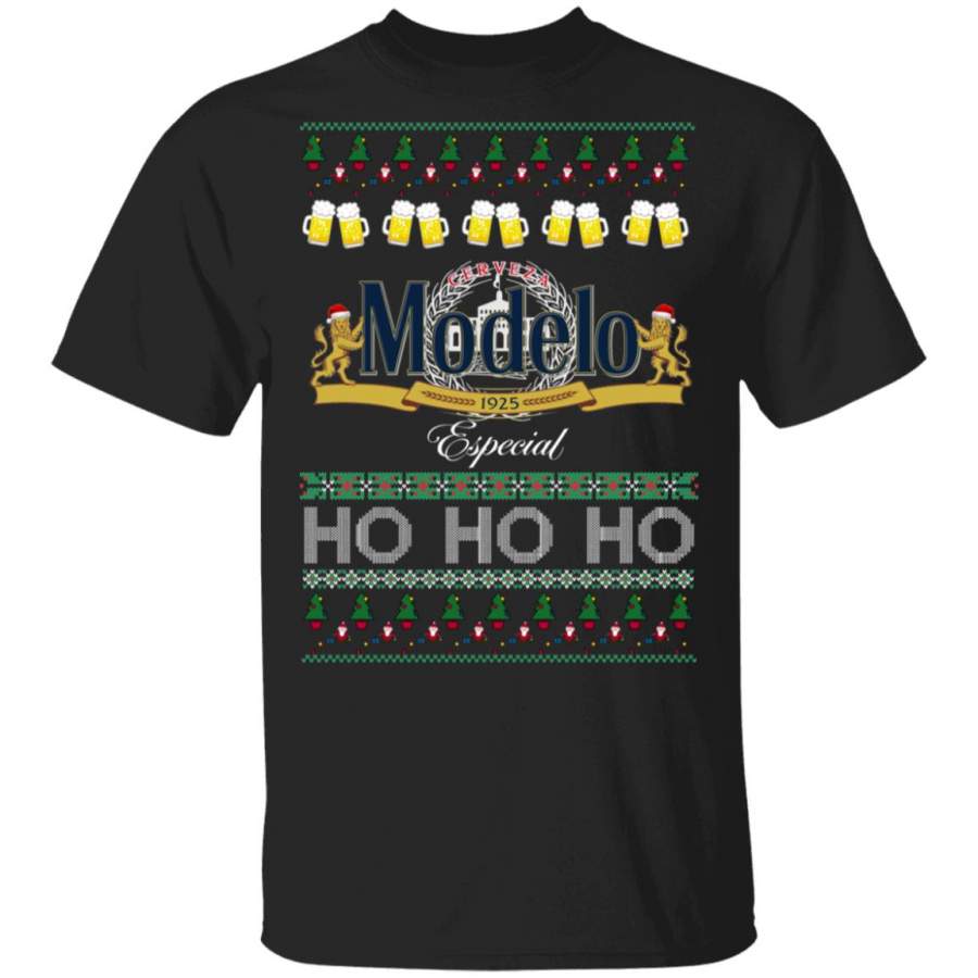 Cerveza Modelo Especial Beer Ho Ho Ho Ugly Christmas Sweater, Hoodie T-Shirt