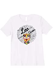 Leo Queen Black Women Birthday Gift Leo Black Queen Premium T-Shirt