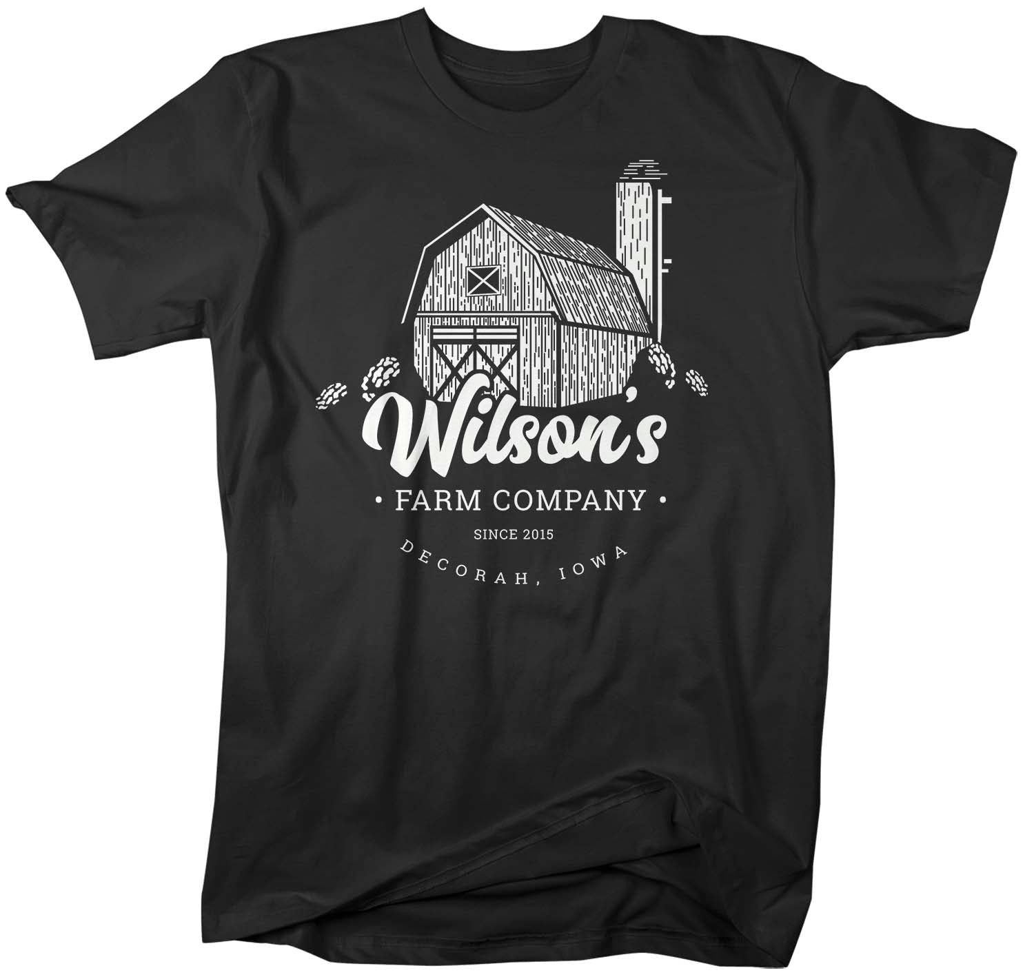 Men’S Personalized Farm T Shirt Barn Farming Shirt Personalized Farmer Gifts Silo Shirts Custom Farm T Shirt Man Unisex