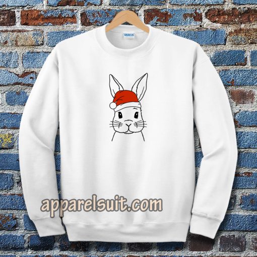 Santa Rabbit Sweatshirt Tpkj3