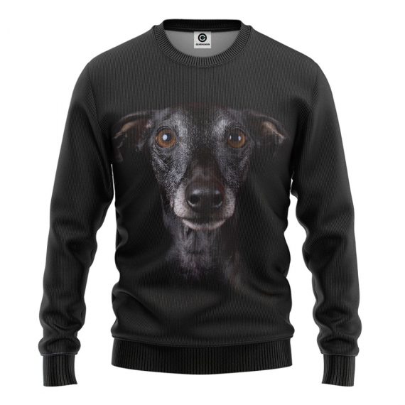 3D Italian Greyhound Dog Front And Back All Over Print Unisex Sweatshirt For Dog Lovers