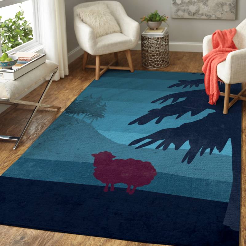 sheep you are not alone – Animals Area Rug Carpet