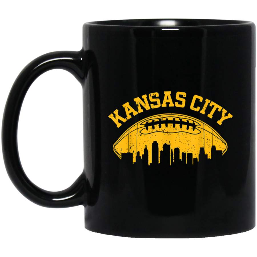 Vintage KC Kansas City Football Missouri Retro Gift Mug