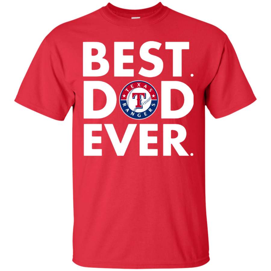 AGR Cover your body with amazing Father’s Day Texas Rangers Best Dad Ever Shirt