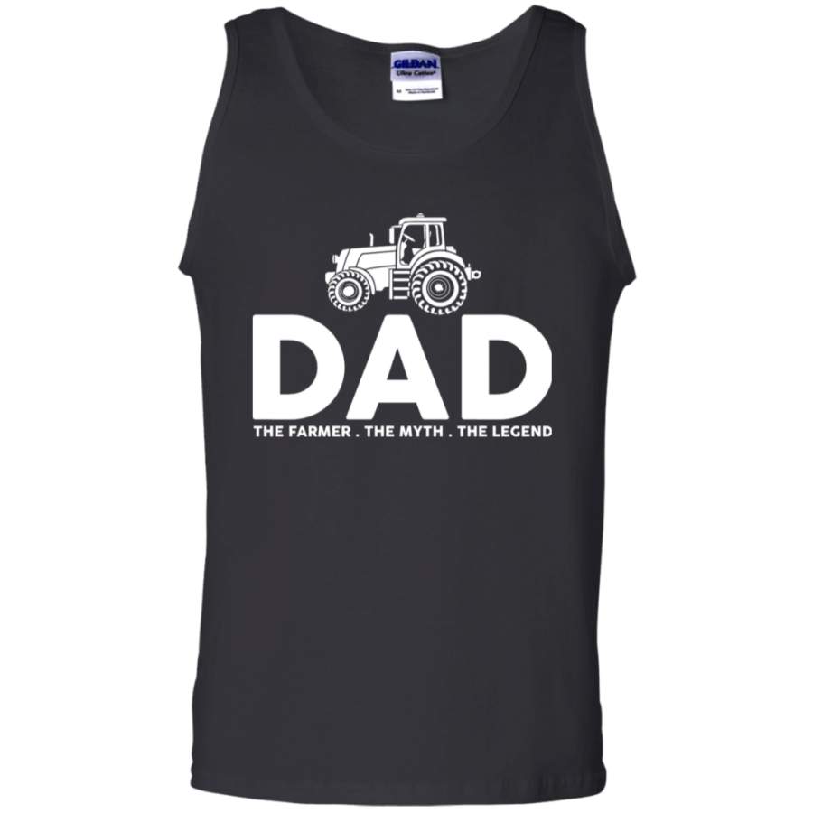 AGR Dad The Farmer The Myth The Legend Fathers Day T-shirt Mens Tank Top