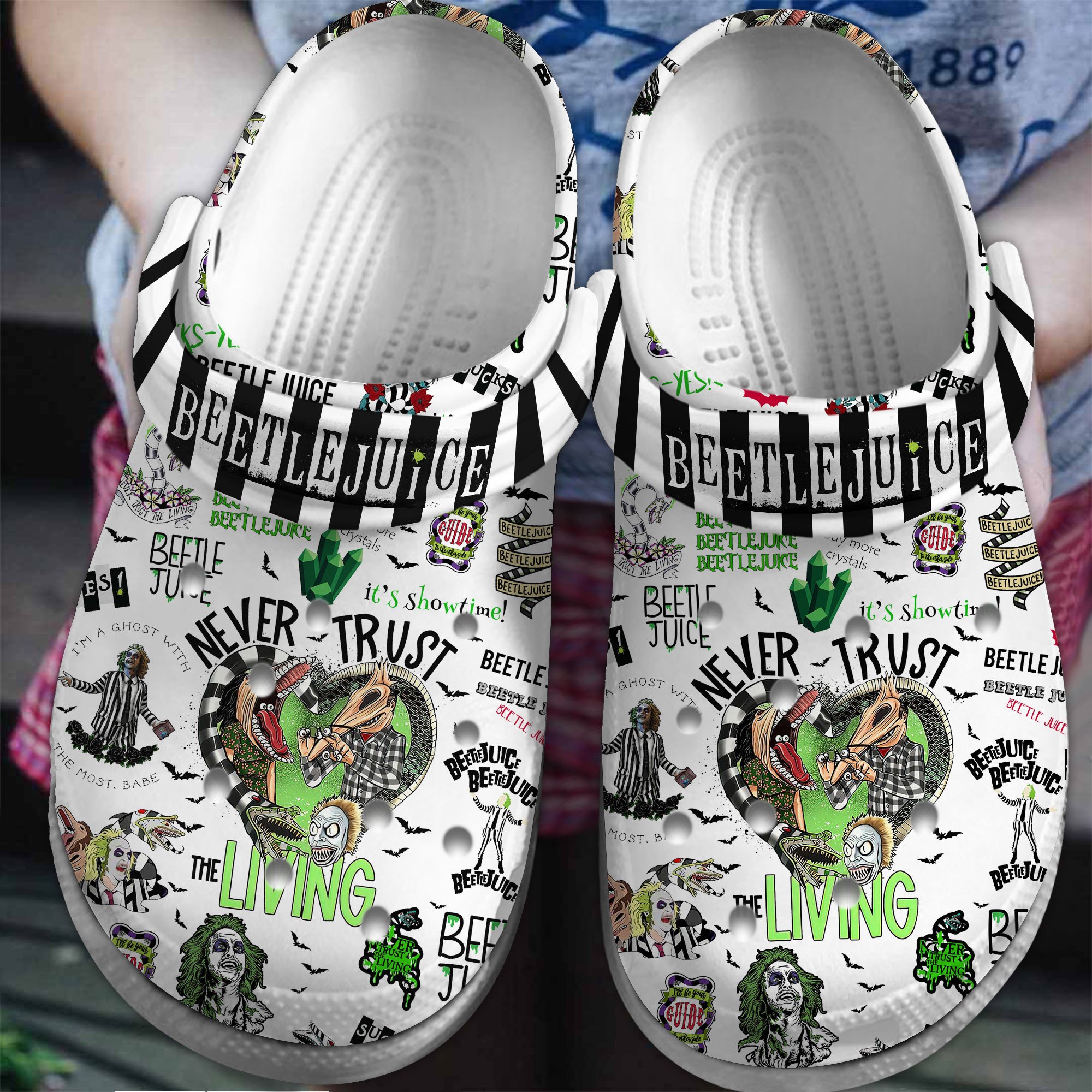 Beetlejuice Movie Crocss Clogs For Men Women And Kid Tr1805107481