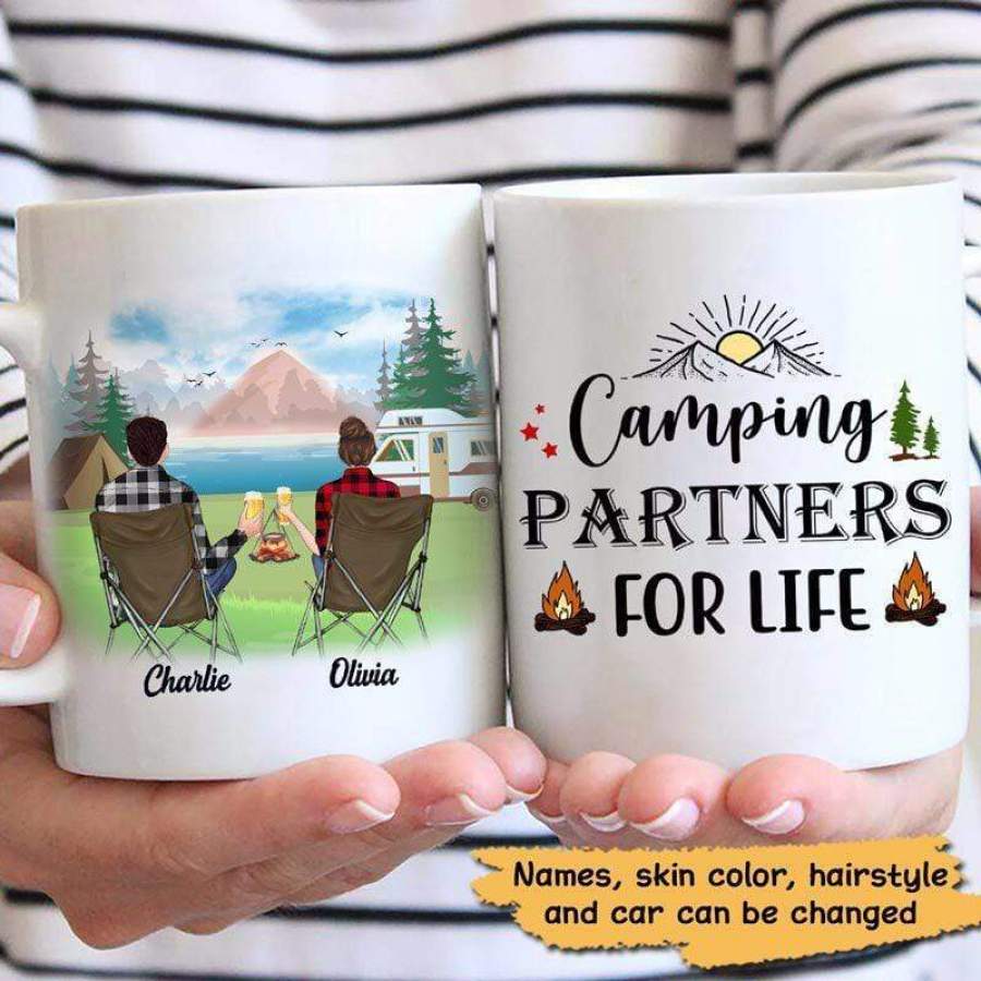 Camping Partners For Life Personalized Mug