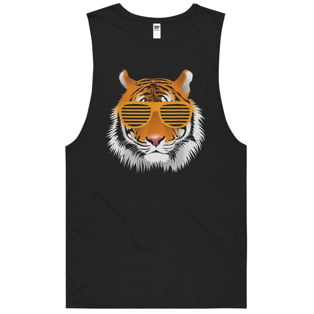 Birthday Shirt For Boy Cool Tiger Striped Animal Theme Party Tank Top